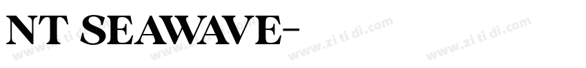 NT SEAWAVE字体转换